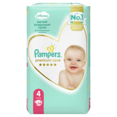 Подгузники Pampers Premium Care 4 (9-14 кг), 54 шт.