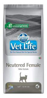 Сухой корм для кошек Farmina Vet Life Neutered Female, для стерилизованных, курица, 0,4кг