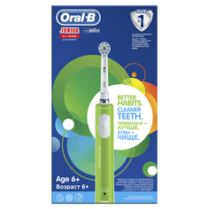 Зубная щетка электрическая Braun Oral-B Junior Green D16.513.1 Kids