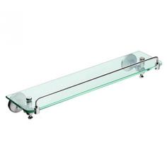 Полка стеклянная подвесная ARTMAX Antic хром AM-2682AL Art&Max