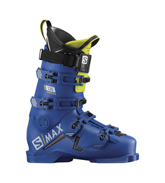 Горнолыжные ботинки Salomon S/Max 130 Carbon 2020, raceblue/acid green, 29.5