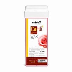 Воск для депиляции ruNail Cardi «Роскошная роза» 100 мл