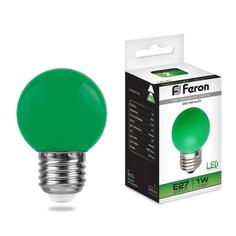 Лампочка светодиодная Feron LB-37, 25117, 1W, E27 (комплект 10 шт.)