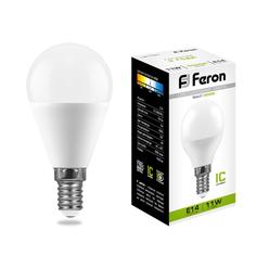 Лампочка светодиодная Feron LB-750, 25947, 11W, E14 (комплект 10 шт.)