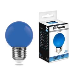 Лампочка светодиодная Feron LB-37, 25118, 1W, E27 (комплект 10 шт.)