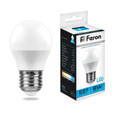 Лампочка светодиодная Feron LB-550, 25806, 9W, E27 (комплект 10 шт.)