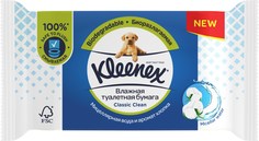 Влажная туалетная бумага Kleenex Classic Clean биоразлагаемая с мицеллярной водой 42 шт