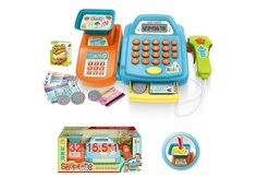 Касса игрушечная ZHORYA продукты, сканер,весы,калькулятор,LCD дисплей ZY1129545 ZY1129545