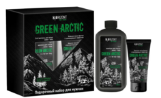 Подарочный набор VILSEN Н2Orizon GREEN ARCTIC Шампунь 2в1 500мл+Бальзам после бритья 150мл
