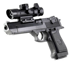 Пистолет игрушечный Shantou Gepai Gepai ES882-F128A черный