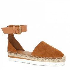 Эспадрильи женские See by Chloe SB26150 коричневые 41 EU