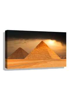 Картина DRABS 50x30 см на холсте Великие пирамиды в Гизе, Египет