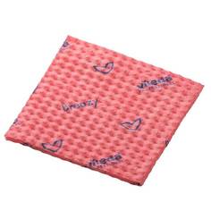 Салфетки хозяйственные Vileda Бризи 35,5х35 см красные 25 шт. Лайма