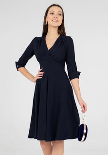 Платье женское Olivegrey Pl000878V(toy) синее 44