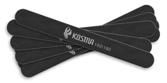 Набор пилка KOSMA прямая большая черная 150/180 пластиковая основа 50 шт.
