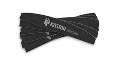 Набор пилка KOSMA лодка большая черная 180/240 пластиковая основа 50 шт.
