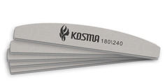 Набор баф KOSMA лодка большая серая 180/240 пластиковая основа 10 шт.
