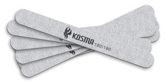 Набор пилка KOSMA прямая большая серая 180/180 пластиковая основа 50 шт.