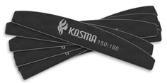 Набор пилка KOSMA лодка большая черная 150/180 пластиковая основа 50 шт.