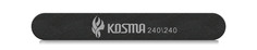 Пилка KOSMA прямая маленькая черная 240/240 пластиковая основа 1 шт.