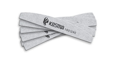 Набор пилка KOSMA лодка большая серая 180/240 пластиковая основа 50 шт.