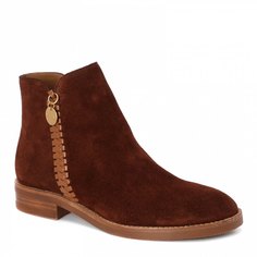 Женские ботинки SEE by CHLOE LOUISE FLAT ANKLE BOOTS SB37141A цв. коричневый 41 EU