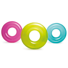Круг INTEX TRANSPARENT 76см, от 8лет 3цв.