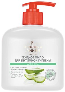 Жидкое мыло для интимной гигиены Красная линия Алоэ-вера 250 мл + запасной блок 250 мл