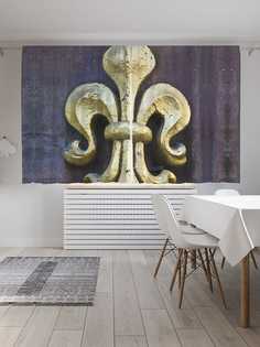 Классические шторы JoyArty "Орнамент из золота", серия Oxford DeLux, 2 полотна 145x180 см