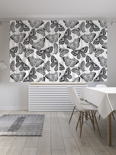 Классические шторы JoyArty "Такие разные бабочки", Oxford DeLux, 2 полотна 145x180 см