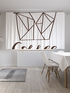 Классические шторы JoyArty "Скульптура ветра", серия Oxford DeLux, 2 полотна 145x180 см