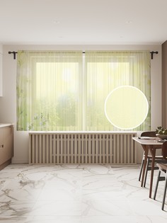 Фототюль JoyArty "Чувство безопасности" 145x180см, 2 полотна, лента, 50 крючков