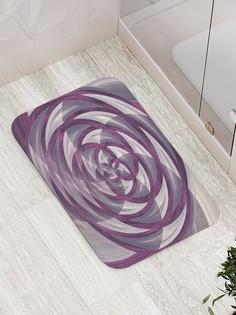 Коврик JoyArty "Пространственный цветок" для ванной, сауны, бассейна, 77х52 см