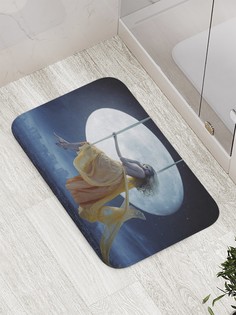 Коврик JoyArty "Качели в полнолуние" для ванной, сауны, бассейна, 77х52 см