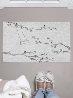 Придверный коврик JoyArty "Небесные качели" для обуви 75x45 см