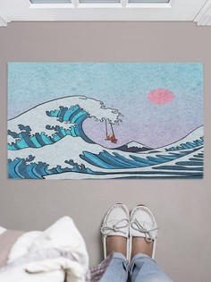 Придверный коврик JoyArty "Морские качели" для обуви 75x45 см