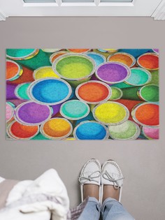 Придверный коврик JoyArty "Палитра цветов" для обуви 75x45 см