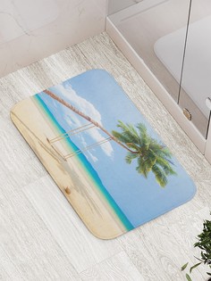 Коврик JoyArty "Экзотические качели" для ванной, сауны, бассейна, 77х52 см