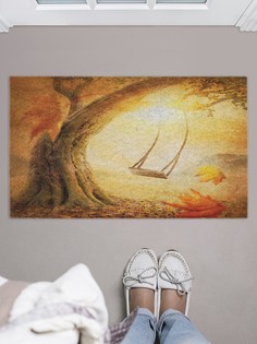 Придверный коврик JoyArty "Призрачные качели" для обуви 75x45 см