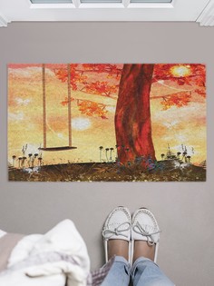 Придверный коврик JoyArty "Сказочные качели" для обуви 75x45 см