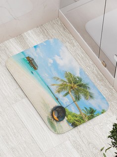 Коврик JoyArty "Креативные качели" для ванной, сауны, бассейна, 77х52 см