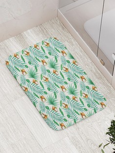 Коврик противоскользящий JoyArty "Кокосовые пальмы" для ванной, сауны, бассейна, 77х52 см