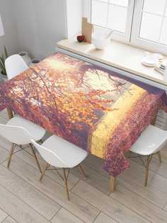 Скатерть прямоугольная JoyArty "Дух весны" из сатена, 120x145 см