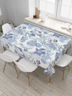 Скатерть прямоугольная JoyArty "Призрачные тропики" из сатена, 120x145 см