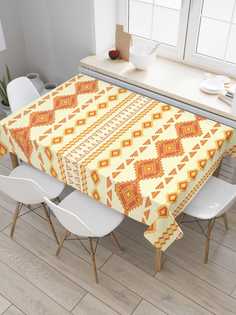 Скатерть прямоугольная JoyArty "Классический орнамент" из сатена, 120x145 см