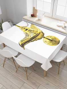 Скатерть прямоугольная JoyArty "Волшебная лампа" из сатена, 120x145 см