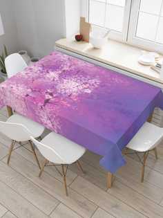 Скатерть прямоугольная JoyArty "Японские мотивы" из сатена, 120x145 см