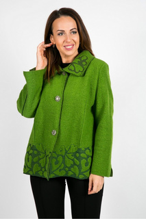 Пальто женское Futura 26340 зеленое 3