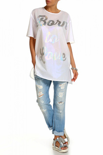 Туника женская Twin-Set Jeans JS625B белая XS