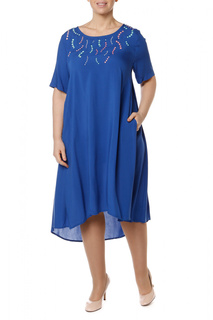 Платье женское LE FATE LF0454A синее 52